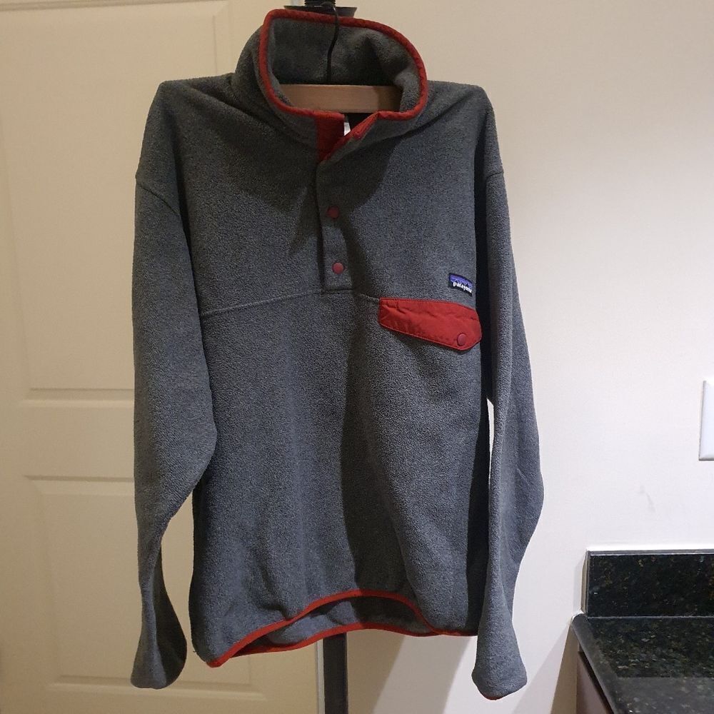Patagonia Synchilla Snap Button Pullover Fleece men's size small